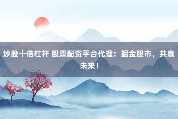 炒股十倍杠杆 股票配资平台代理:掘金股市,共赢未来!